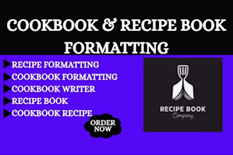 write quality cookbook recipe book cookbook design cookbook formatting