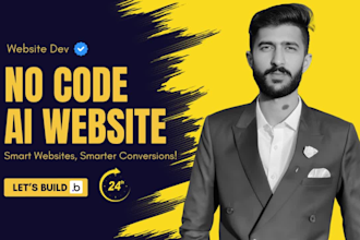 develop ai website, ai saas business website, bubble ai web development