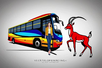 do vector tracing convert to vector logo, art, illustration vectorize image