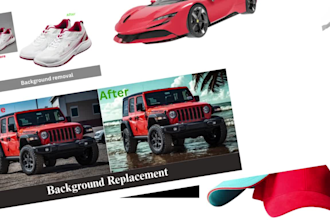 do photo editing and background removal for 15 ecom images