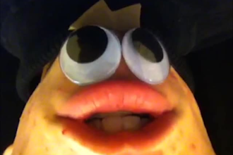 have chinagain the customizable chin face say your message
