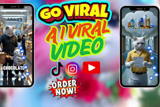 create viral ai cat videos ai stories ai animal fusion video for youtube channel