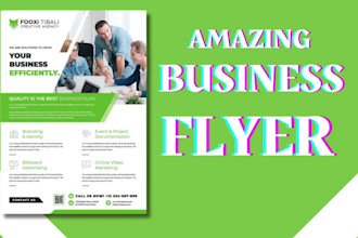 design brochure flyers, business flyers, pitch deck, company profile, catalog