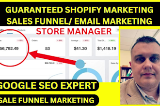 guaranteed shopify marketing sales funnel, ecommerce clickfunnels sales funnel