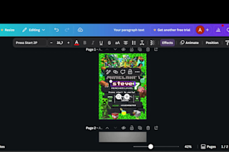 design a custom editable kids birthday invitation