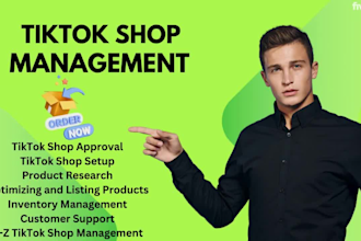 your tiktok shop VA for drop shipping, affiliate marketing, product listing, ads