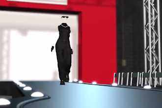 do 3d cloth animation, 3d animation, 3d clothing, 3d fashion animation