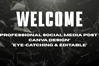 design eye catching thumbnail for social media
