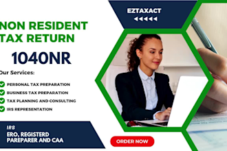 file your US non resident tax return 1040nr accurately