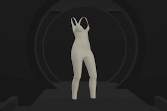 create 3d garment models from any sketches and picture