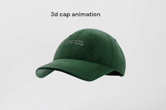 3d cap animation 3d hat design 3d cap design 3d cap mockup 3d fashion design