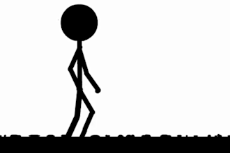 design unique stickman stick figure doodles and clipart