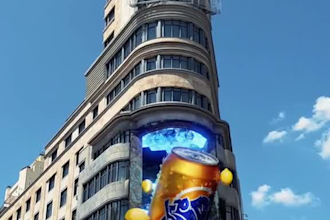 design stunning 3d anamorphic video billboard animation led screen ad