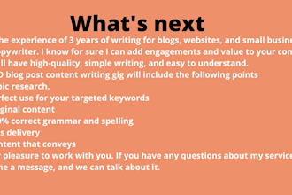write engaging SEO blog posts