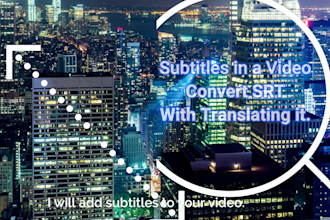 add, given or translate subtitiles to english, hindi, odia in videos