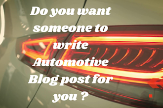 publish cars, auto and automative guest post blogs