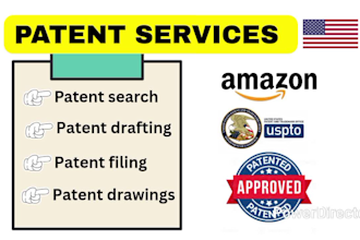 do patent search, patent drafting and filing