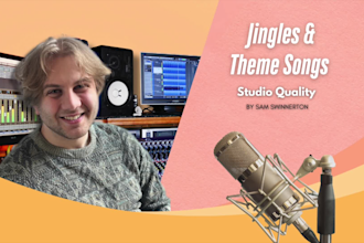 write and produce a studio quality jingle or theme song