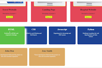 build a dynamic and responsive website , i am a full  stack developer