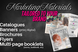 design professional catalogues brochures flyers and booklets