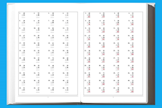 create math workbooks with solutions for KDP and etsy