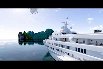 do 3d boat animation ship animation 3d tugboat model 2d yatch design engineering