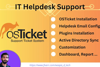 install and setup osticket customer support portal