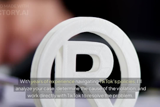 remove tiktok violation of unauthorized usage of a trademark