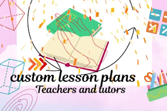 design customized lesson plans