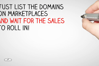 give you a premium domain list to sell for 1500 dollars each as passive income
