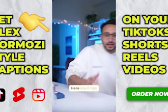edit tiktoks, reels and shorts with alex hormozi style captions