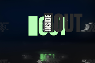 ready to make your logo with unique glitch effect