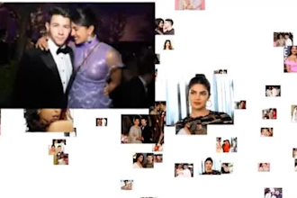 create photo mosaic slideshow video for valentines day, birthday or anniversary