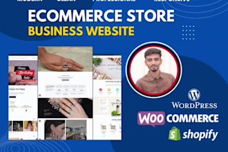 create ecommerce website, store maintenance or fix issue