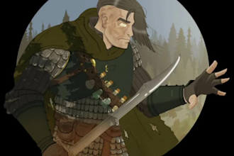 draw game art, 2d game characters, card game art and character design