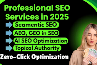 do on page, technical SEO, off page backlinks, aeo, geo for google top ranking