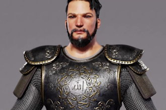 create aaa 3d character for your games
