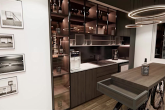 design a living room and present it as a 4k video render