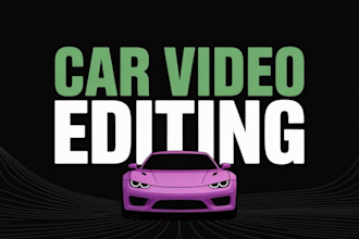 edit viral car videos and automotive reels for instagram and tiktok