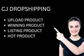 creat  complete shopify cj  dropshipping store