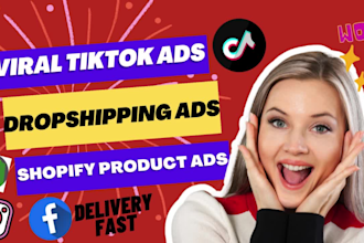 create viral dropshipping ads for tiktok and shopify