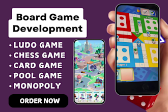 develop multiplayer ludo game monopoly chess pool blackjack card game board game