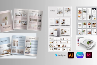 design product catalog, lookbook, catalogue, product catalog, pricing guide