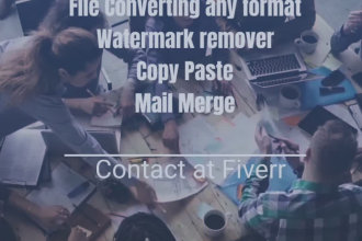 data entry, web scrapping, converting files, copy paste