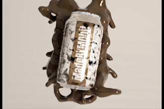 create 3d product commercial