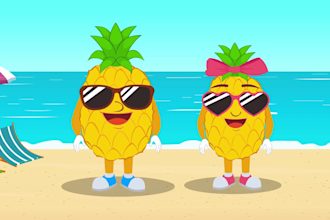 create custom 2d cartoon character animation video
