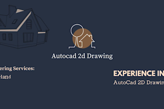 create autocad 2d drawing