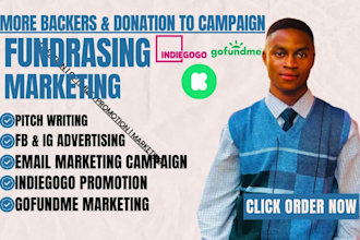 do crowdfunding campaign promotion for indiegogo kickstarter gofundme fundrasing
