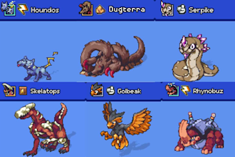 do your pokemon or fakemon pixel art character design and animations