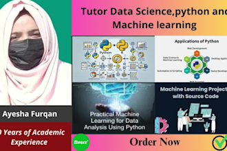 tutor machine learning, data science, python